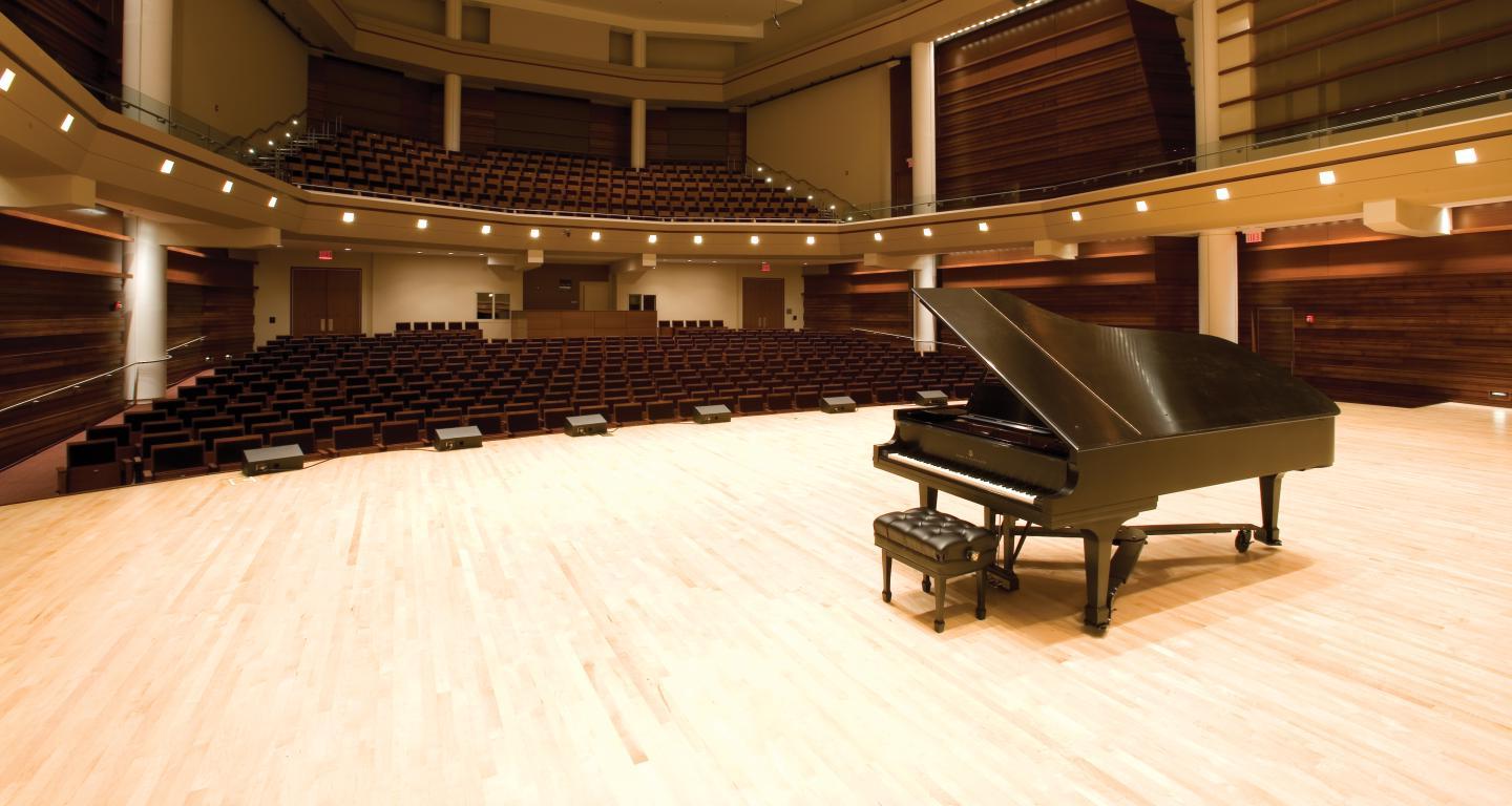 wentz concert hall stage